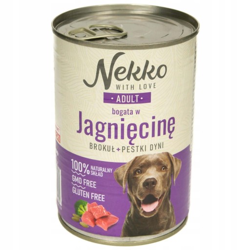 NEKKO KRMIVO PRE DOSPELÉHO PSA JAHŇACIA 400g