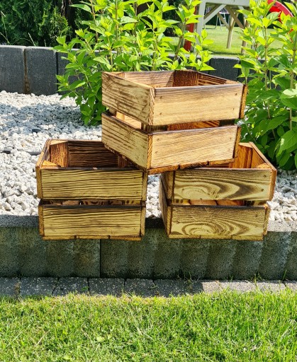 Drevený horiaci box 22x20x15
