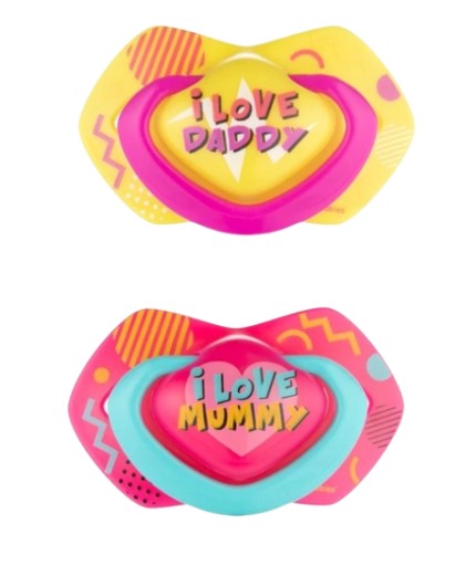 CANPOL NEON LOVE Cumlík 0-6m Symetrický 22/652pi