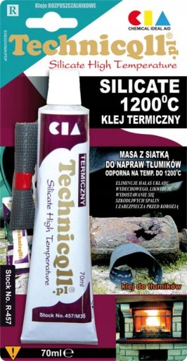 TECHNICQLL R-457 VYSOKOTEPLOTNÉ TEPELNÉ LEPIDLO 1200C 70ml