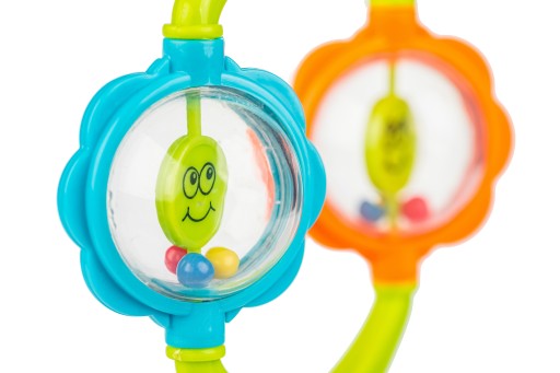 Detská hrkálka DVE loptičky Babyono 669BO 669
