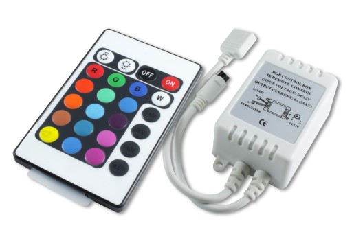 RGB PILOT ovládač pre 12V IR LED pásy