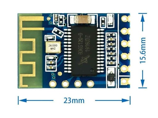 414 JDY-62 BLE Bluetooth stereo audio modul