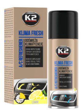 K2 Klima Fresh Lemon osviežovač klimatizácie 150ml
