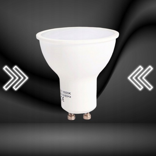 LED ŽIAROVKA GU10 8W = 70W NEUTRÁLNA FARBA 4000K DO KANCELÁRSKEHO ŠTÚDIA