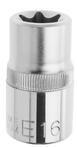 Externá Torx zásuvka E16, 1/2