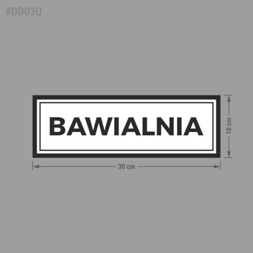 Nálepka - Obývačka 10x30