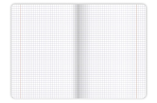 TOP 2000 NOTEBOOK FOREST ICE A5 32 mriežka S OKRAJOM