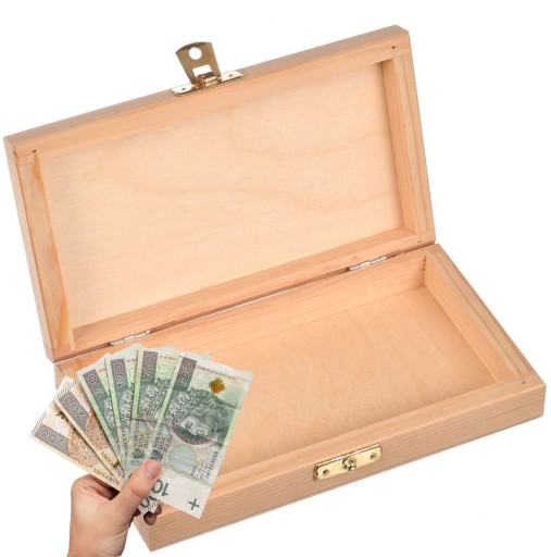 Drevená PENZIČKA NA BANKOVKY Drevená OBÁLKA NA DARČEK