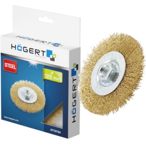 BRÚSNY KOTÚČ DRÔTENÝ KEFA 125MM 0,3MM DRÔT NA VŔTAČKU