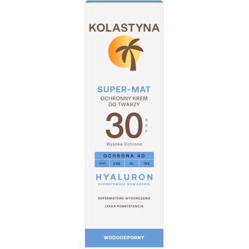 KOLASTYNA OCHRANNÝ KRÉM NA TVÁR SUPER MAT SPF 30 zmatňujúci