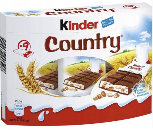 Tyčinky Kinder Country 9x23,5 g