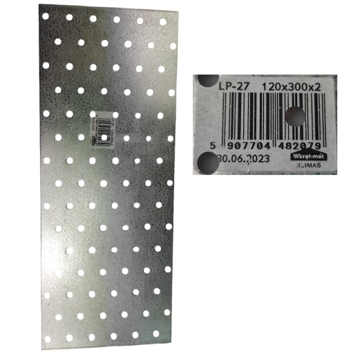 Plochá spojka LP-27 rozmery 120x300mm Skrutka-kov