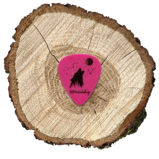 Gitarové trsátko M-Workshop Standard Neon Pink