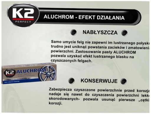 K2 LEŠTIACA PASTA NA CHROM A HLINÍK ALUCHROM
