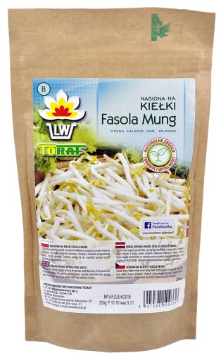Semená klíčkov MUNG BEAN Toraf 250g