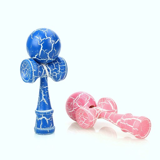 KENDAMA JAPONSKÁ DREVENÁ ZRUČNOSTNÁ HRA 19cm
