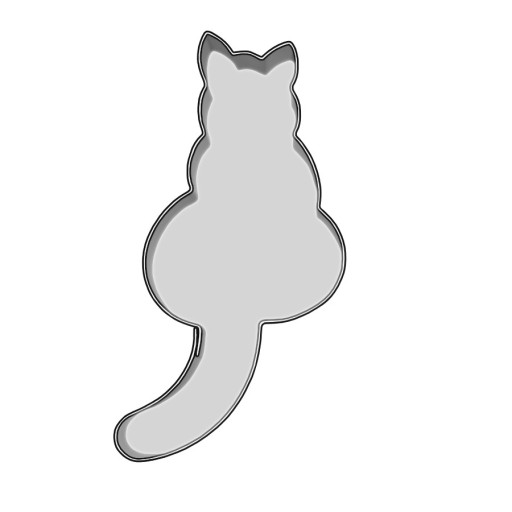 Vykrajovač na sušienky Kitten 8,4 cm, vykrajovač na mačiatka, kat