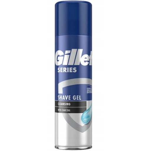 GILLETTE CLEANSING GÉL NA HOLENIE s karbónom