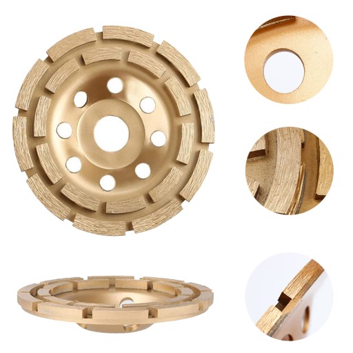 DVOJRADOVÝ POHÁROVÝ BRÚSNY KOTÚČ BETÓN 125 MM