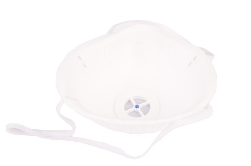 PROTIPRACHOVÁ POLMASKA S VENTILOM, MODRÁ