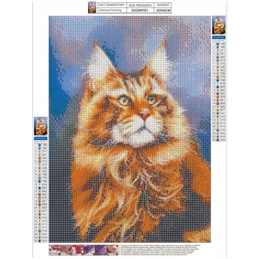 Diamantové vyšívanie CAT Diamond Mosaic Scrapbook DIAMANTOVÁ SADA MALENIA