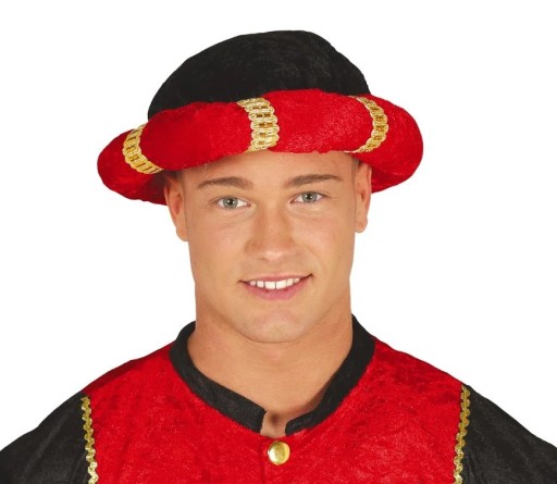 Červený turban a arabský klobúk