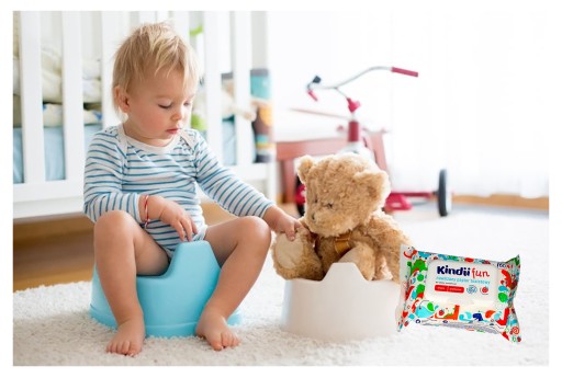 Kindii fun VLHČENÝ VLHČENÝ TOALETNÝ PAPIER s vôňou 180 obrúskov