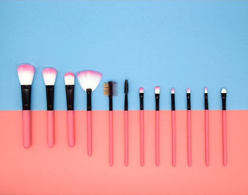 Sada 12 štetcov na make-up + puzdro
