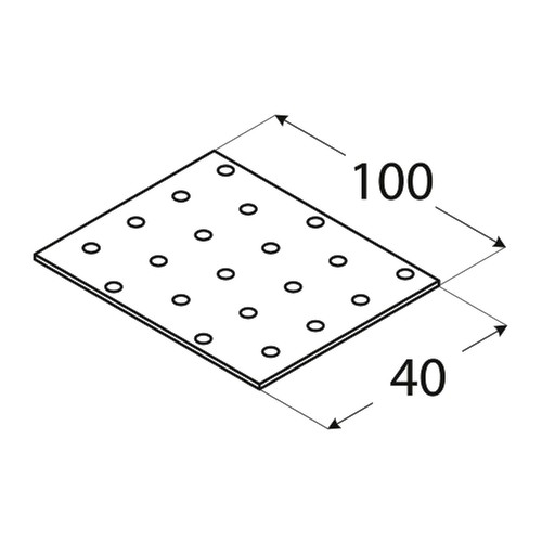 PP2 TYČ TYČ DOMAX PLOCHÁ TYČ DOMAX 40x100x2 10ks
