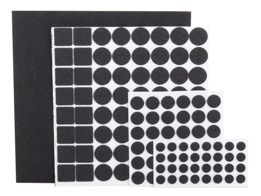 Plstené podložky na nábytok, stoličky, kreslá, Floor Protection, 133 ks