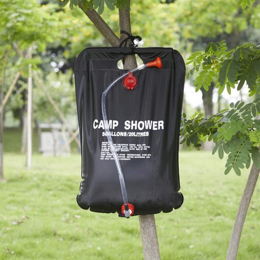 SOLÁRNA TURISTICKÁ SPRCHA PRE KEMPING PRENOSNÝ CAMPING SURVIVAL 20L AG242