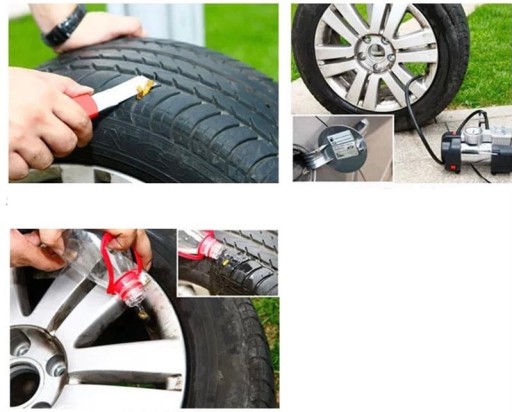 SADA NA OPRAVU PNEUMATÍK KOLESÁ ROPE SILNÉ AUTO Rýchla oprava