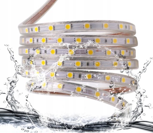 SNAKE pásik LED PÁS 5730 IP68 16M 230V 107W STUDENÝ