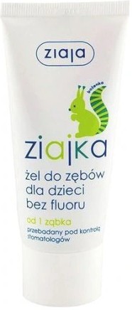 Ziaja Ziajka Zubný gél pre deti bez fluóru