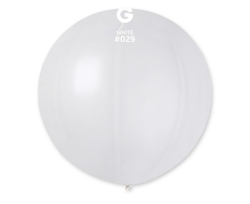 GIANT balón, kovová biela guľa, 65 cm