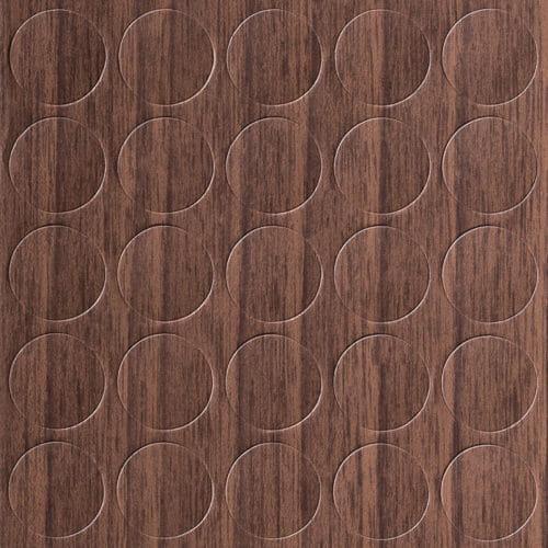 Samolepiaca čiapočka 14mm Opera Walnut