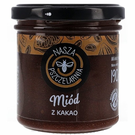 Prírodný med s kakaom Nasza Pszczelarnia 190g