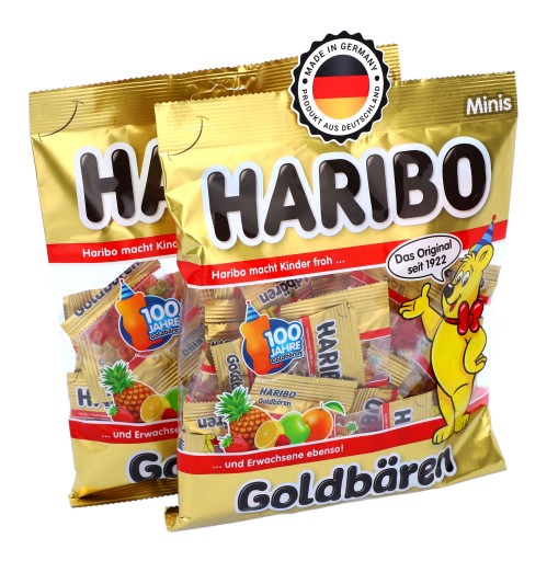 HARIBO MINI Zlaté medvedíky ovocné želé 250 g DE