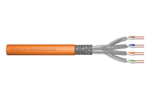 Inštalácia krútená dvojlinka S/FTP cat.7 sieťový kábel 1200MHz 10GBit LSOH POE