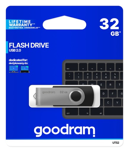 Pendrive GOODRAM 32GB UTS2 USB 2.0 čierny