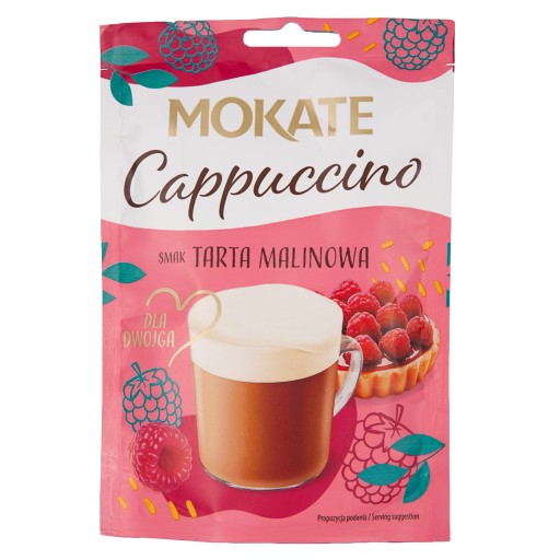 Sladká káva Cappuccino Malina Dezert Tortová pena bez espresso kávovaru 40 g