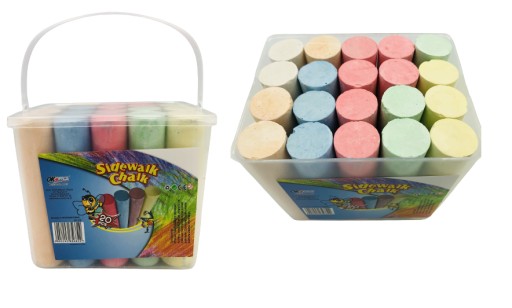 JUMBO CHALK 20 farieb BUCKET xxl