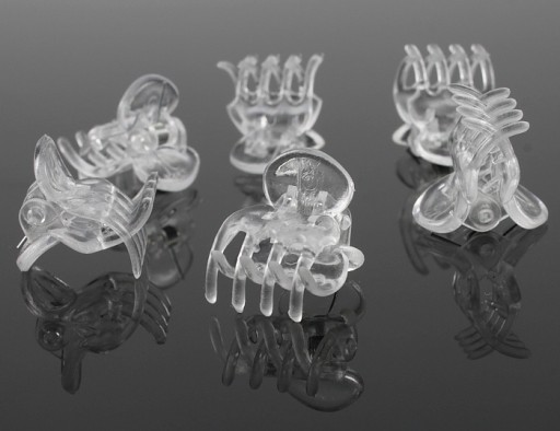 TRANSPARENTNÉ VLASY BRINS 1,5 cm - 6 KS