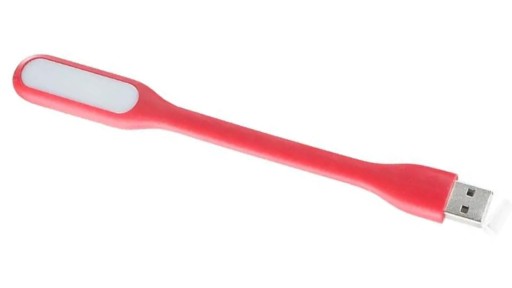 SILIKÓNOVÁ USB LED LAMPA FLEXIBILNÉ BIELE SVETLO RÔZNE FARBY ÚSPORNÉ