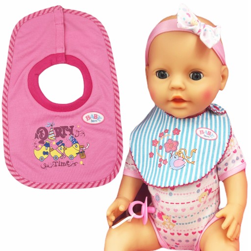 DOPLNKY PRE BABÍKKY BABY BORN DOPLNKY 2 BALENIE ZAPF MODRÝ PRUŽÍK