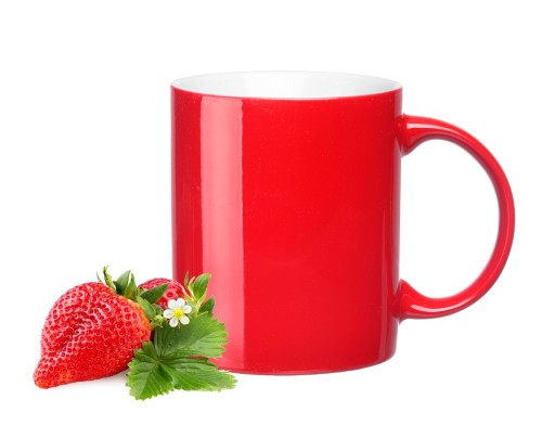 ČERVENÝ hrnček keramika 300ml, KÁVA, ČAJ