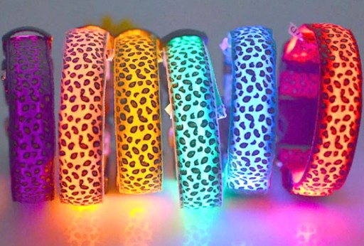 SVIETIACI LED GOLIER PRE PSA MAČKU Leopard S M L