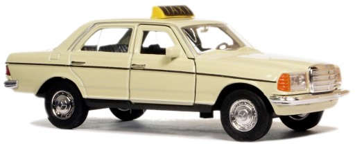 WELLY MERCEDES-BENZ E CLASS W123 TAXI 1:34 NOVINKA