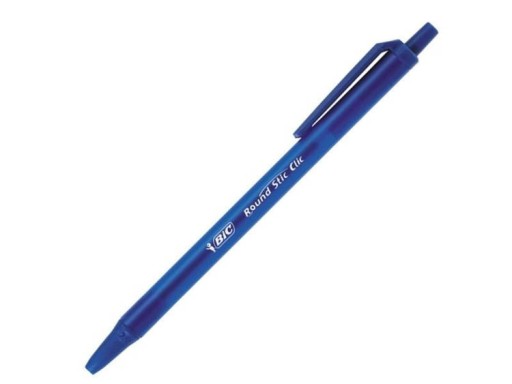BIC okrúhle guľôčkové pero Stic Clic, modré, automatické, 1 mm